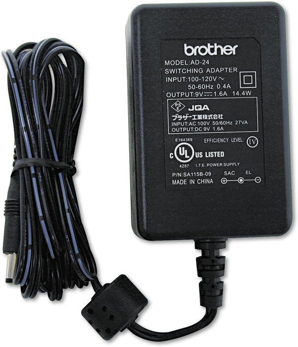 Brother PowerPayless.com 9V AC Adapter for Brother P-Touch Label Printer, Replace AD-24 AD24 AD-24ES