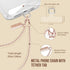 16 Dadanism Universal Phone Lanyard Crossbody, Metal Cell Phone Chain Crossbody Strap with Tether Tab, for iPhone