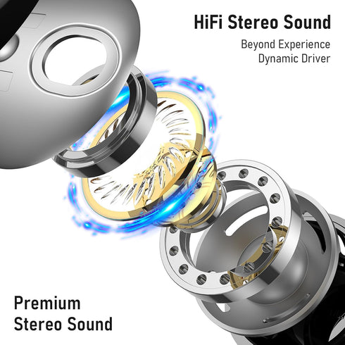 USB C Headphone Magnetic Type C Wired Earbuds for iPhone 15 Pro Max Samsung A53 A54 A35 S24 Ultra S23 FE Pixel 7 7a 8 8a in-Ear Noise Canceling Corded Earphone for Surface Laptop for iPad 10 Air 6 5 4