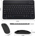 Computer Keyboard and Mouse Combo, Ultra Thin Wireless Keyboard with 3 Adjustable DPI Mouse for PC, Laptop