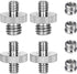8PCS 1/4 Inch to 3/8 Inch Male Camera Screw Mount Adapter, Tripod Screw Adapter Set