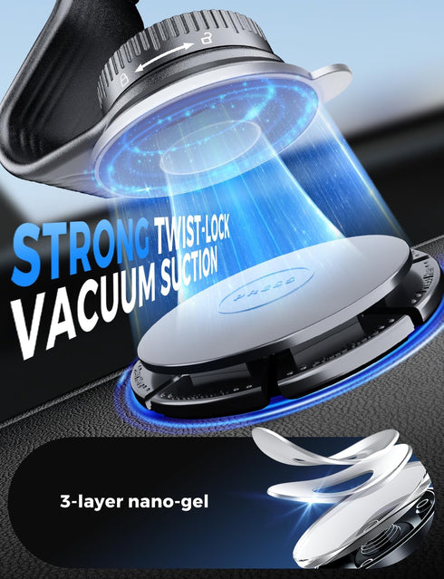 eSamcore 17 16 15 14 13 12 for Magsafe Car Mount, Bendable Alloy Arm Magnetic Phone Holders for Your Car Dashboard