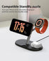 3-in-1 Wireless Charging Station for Apple Devices, Fast Charging Station for iPhone and Watch with MagSafe, Stable