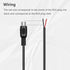4 Pack RCA Female to Speaker Wire, RCA Female Plug Adapter Connector to Bare Wire Open End Audio Cable for Amplifier Audio Video Receiver Speakers