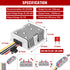 Nilight 48V 36V to 12V Voltage Converter, 120W 10A Waterproof DC to DC Reducer for Golf Cart Scooters