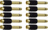 CESS 6.35mm 1/4 Inch TS Plug to RCA Female Jack Audio Adapter, Gold Plated - 10 Pack