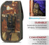 AH Military Grade Camo Cell Phone Holster for Men, Compatible with iPhone 12 Mini SE 5 5S 5C Samsung J1 J3 & More