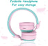 Riwbox BT05 Bluetooth Kids Headphones Wireless Foldable Over Ear Headset with Volume Limited, Mic/TF Card Compatible