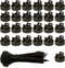 Ziuipuv Magnetic Cable Zip Tie Mounts, 25 Pcs Magnets with 100 Pcs Cable