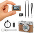 Dienspeak Mini Retro Camera with 1080P Video, 12MP Photos, Keychain Digital Camera, Ultra-Compact