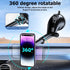 HZEL Magnetic Car Phone Holder, Vehicle Windshield Dashboard Cellphone Mount, Suction Cup Hands Free Automotive