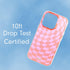 Sonix Phone Case for iPhone 13 Pro Max / 12 Pro Max - Checkmate Pink + Orange, Compatible with MagSafe, 10ft Drop Tested
