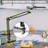 MLSAC 360 LED Selfie Light with Overhead Phone MountUSB Powered Video Lighting Kit with Adjustable Arm Stand and Phone