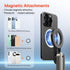 Heliora 4-in-1 2 Phone Tripod, Magnetic Mini Selfie Stick,Pocket Size Selfie Stick with Wireless Detachable Remote