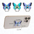 3 PCS Cell Phone Ring Stand Holder, Cute Butterfly Pattern Metal Kickstand, 360 Degrees Rotation Grip for Smartphones