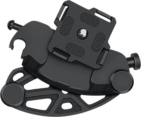 Heavy Duty Camera Backpack with Waist Shoulder Strap, Quick Release Buckle Holder Clip Mount for DSLR Video Gopros