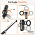 CloudValley 4-in-1 360 Magnetic Mini Selfie Stick Tripod, Pocket Size Phone Tripod with Rotation, Choice Rechargeable