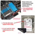 chenyang SAS to SATA Cable,SFF-8482 SAS 29 Pin to SATA 22Pin Hard Disk Drive Raid Extension Cable with 15 Pin SATA Power Port