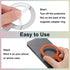 2Pcs uxcell Magnetic Adapter Ring, Magnetic Sticker Ring Leather Universal Magnet Wireless Charging Conversion Kit