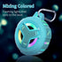 EBODA Waterproof Bluetooth Shower Speaker, IPX7 Floating Portable Wireless Speaker, 24H Playtime with RGB Light for