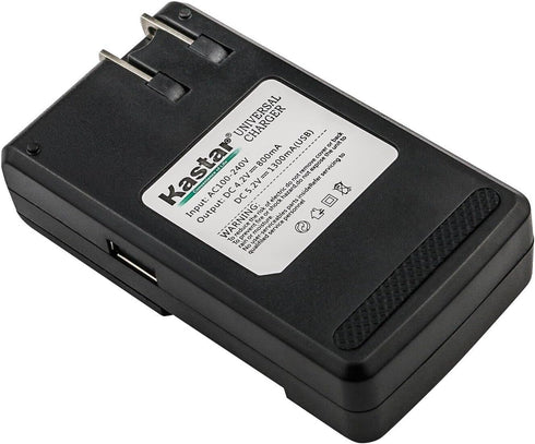 Kastar 4-Pack BL-5B Battery and Smart LCD Charger for VJIANGER 4K Mini Digital Camera and More
