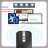 Foldable Bluetooth Travel Mouse - Wireless Portable 2.4G Arc Mouse for Laptop with Carry Bag