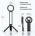 Itramax 17 16 15 14 13 12 11& Magnetic Phone Tripod Stand,Foldable Pocket Cell Phone Mount,Adjustable Travel Gym Selfie