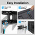 C-MOUNTS 26 65 Inch 400X400 110lbs,Fits 16" Full Motion TV Wall Mount Bracket with Articulating Dual Arm Swivel