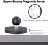 FPN 66mm 25mm /1 inch 5.91" Diameter Round Heavy-Duty Magnetic Base Mount with Rubber Coating Ball & Double Socket Arm