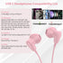 USB C Headphones Wired Earbuds for Apple iPad iPhone 15 Pro, Samsung Galaxy Z Flip Fold 6, Type C Earphones with Mic