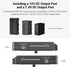 SmallRig NP-F Battery Adapter Plate Lite for Sony NP-F Battery, with 12V/7.4V Output Port, LED Low Battery Indicator