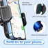 Pack-1 Car Cell Phone Holder, 360 Degrees Long Arm Dashboard Windshield Holder, Universal Anti-Shake Smartphone Holder