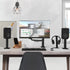 Kanto H1 Universal Headphone Stand: Curved Silicone Padding | Black
