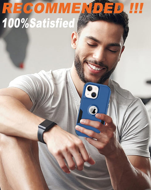 HayyaCase 15 [2X 15 6.1", for iPhone Case with Belt Clip : Heavy Duty Military Grade Drop Protective Case Screen