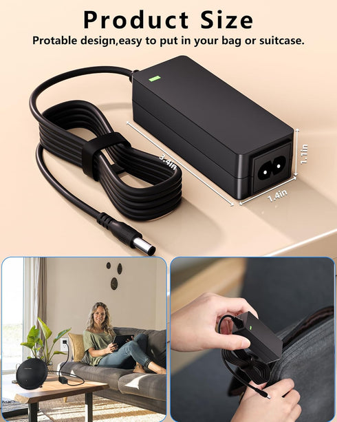 for Harman Kardon Charger Onyx Studio 1-7 Wireless Bluetooth Speaker Replacement Power Cord