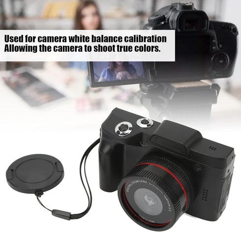 Portable Digital Video Camera Camcorder, 16MP 16X 1080P with 2.4 Inch 180 Degree Flip Screen for Beginners