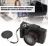 Portable Digital Video Camera Camcorder, 16MP 16X 1080P with 2.4 Inch 180 Degree Flip Screen for Beginners