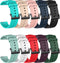Colorful Bands Compatible for VRPEFIT IDW13 Smart Watch Wristbands, Silicone Adjustable Replacement Band Straps for VRPEFIT IDW13 Smart Watch for Men&Women