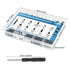 400PCS Computer Screws Assortment Kit with Screwdriver for Universal Motherboard, HDD, SSD, DIY Installation and Repair