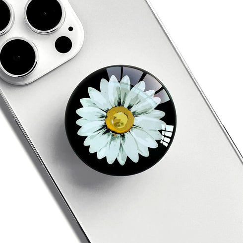 WUYULB Clear Crystal Glitter Expandible Collapsible Moblile Phone Grip Stand Holder for Smartphones
