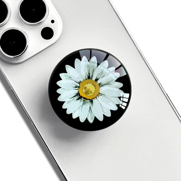 WUYULB Clear Crystal Glitter Expandible Collapsible Moblile Phone Grip Stand Holder for Smartphones
