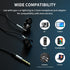 viken Wired Earbuds with Microphone Volume Control, Stereo Heavy Bass Earphones, Noise Isolation in-Ear Headset
