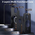 Temdan Magnetic iPhone 13 Pro Case - Black, Military Grade Drop Protection, Shockproof, Compatible with MagSafe.