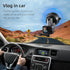 REYGEAK Suction Cup Car Mount with 1/4 Thread, 360° Rotation Windshield Mount for GoPro Hero 12 11 10 9 8 Insta360 X4 X3