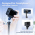 KIWIFOTOS 17 16 15 14 Mini Magnetic Tripod for iPhone MagSafe Selfie Stick with Wireless Remote for iPhone Travel
