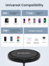 Wireless Charger, 15W Max Fast Wireless Charging Pad 2-Pack, Compatible with iPhone 15/15 Pro/15 Plus/15 Pro Max/14/14