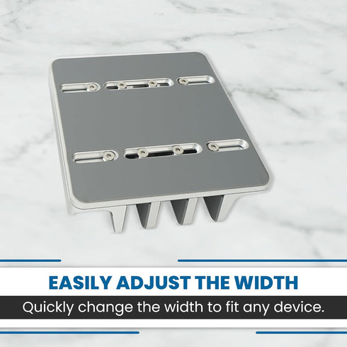 Multiple Laptop Holder Vertical Stand, Adjustable Vertical Stand Holds 5 Devices, Fits All Laptops and Tablets