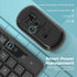 Lovaky Wireless Keyboard and Mouse Combo - 2.4G Full-Sized Ergonomic Keyboard - Quiet Click for
