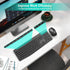Wireless Keyboard and Mouse Combo, EarlyLit 2.4G Full-Sized Ergonomic Keyboard Mouse for Computer
