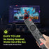 XGBFH 4K Replacement Backlit Remote Control for TCL Google Smart TV, for TCL UHD LED QLED MiniLED Smart TVs (